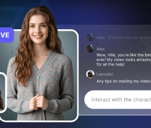 Interact with the character