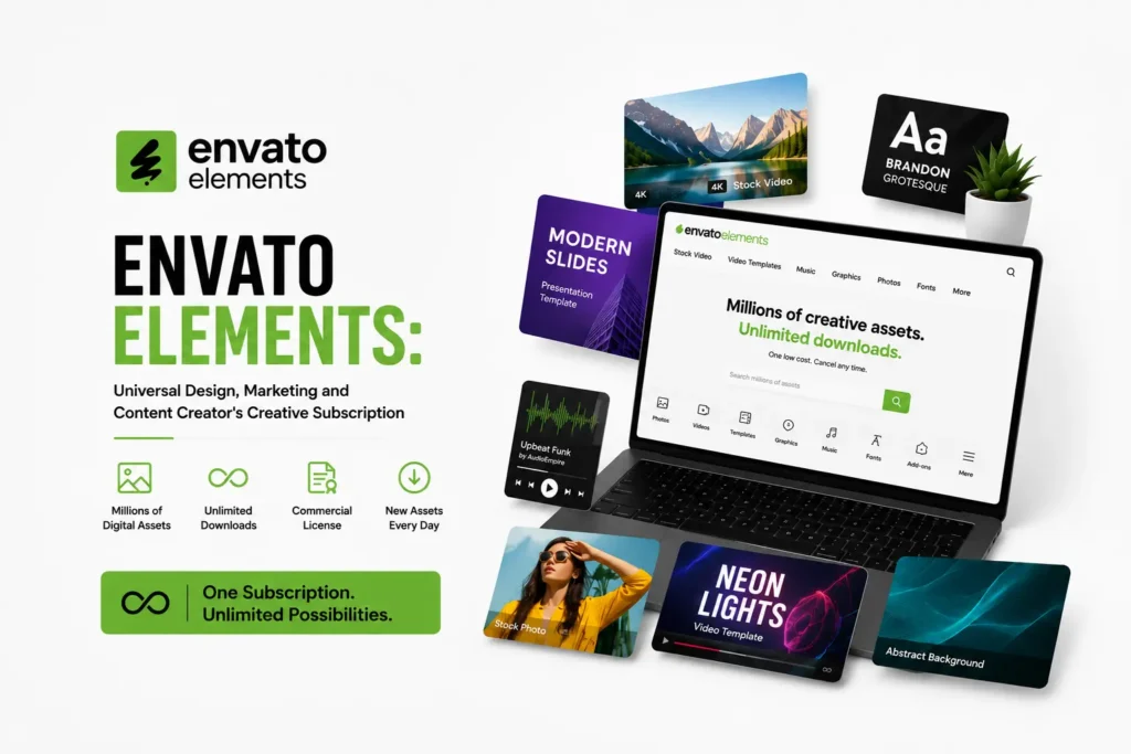 Envato Elements: Universal Design, Marketing and Content Creator’s Creative Subscription