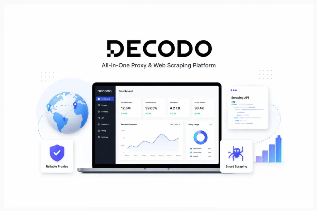 Decodo: The All-In-One Proxy and Web Scraping Platform for Modern Data Collection 