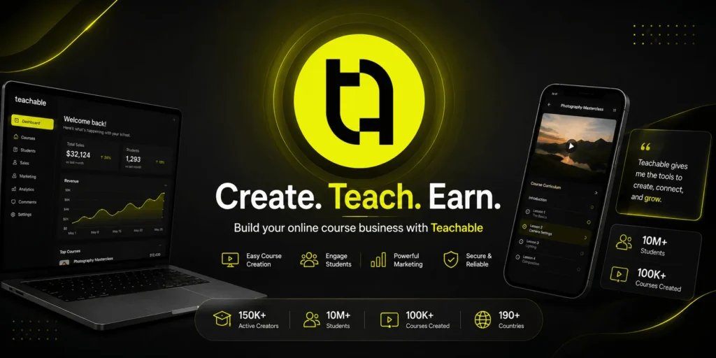 Teachable Review: A Smarter Way to Build and Sell Online Courses